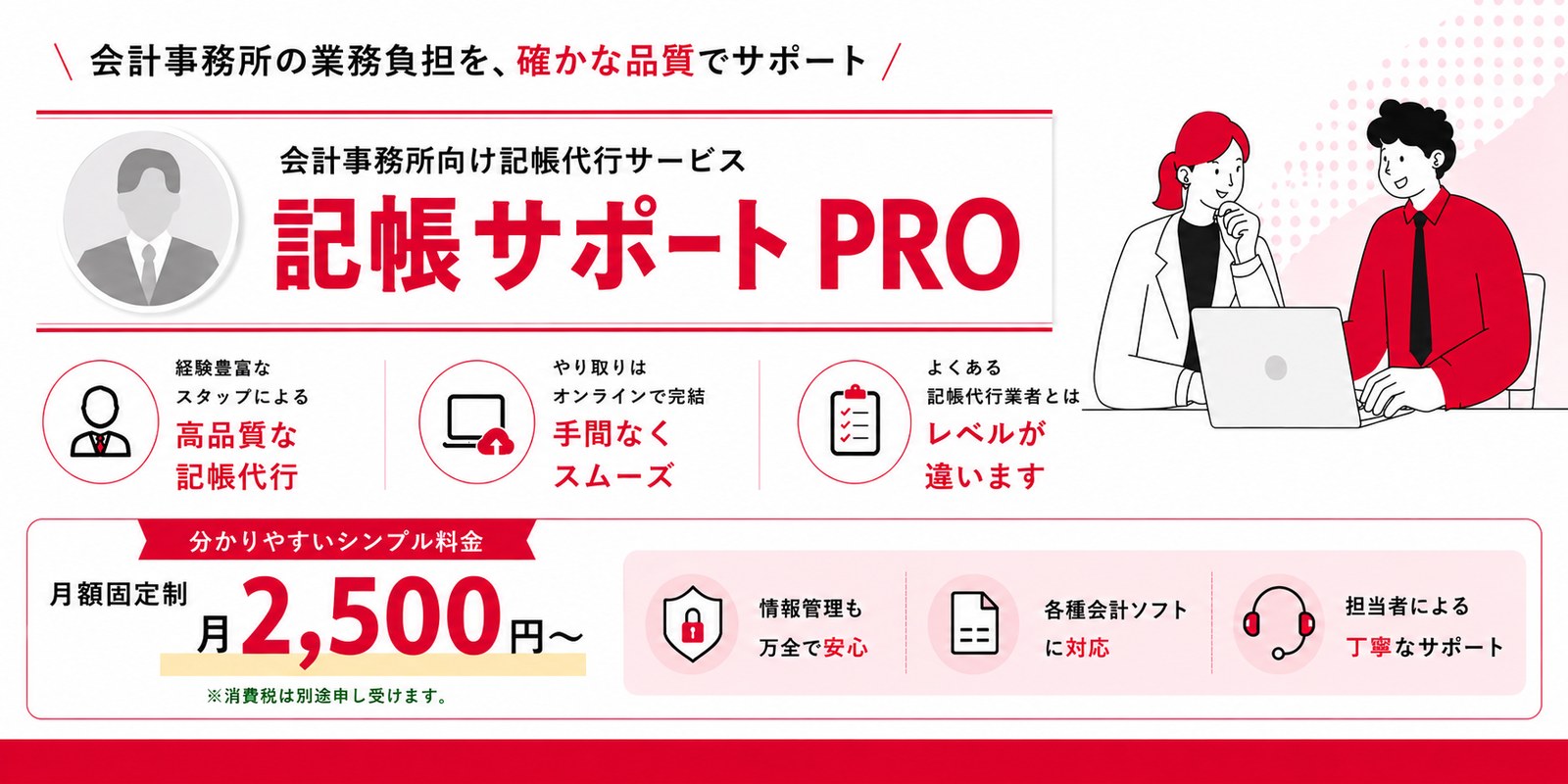 記帳サポート PRO｜会計事務所向け記帳代行サービス